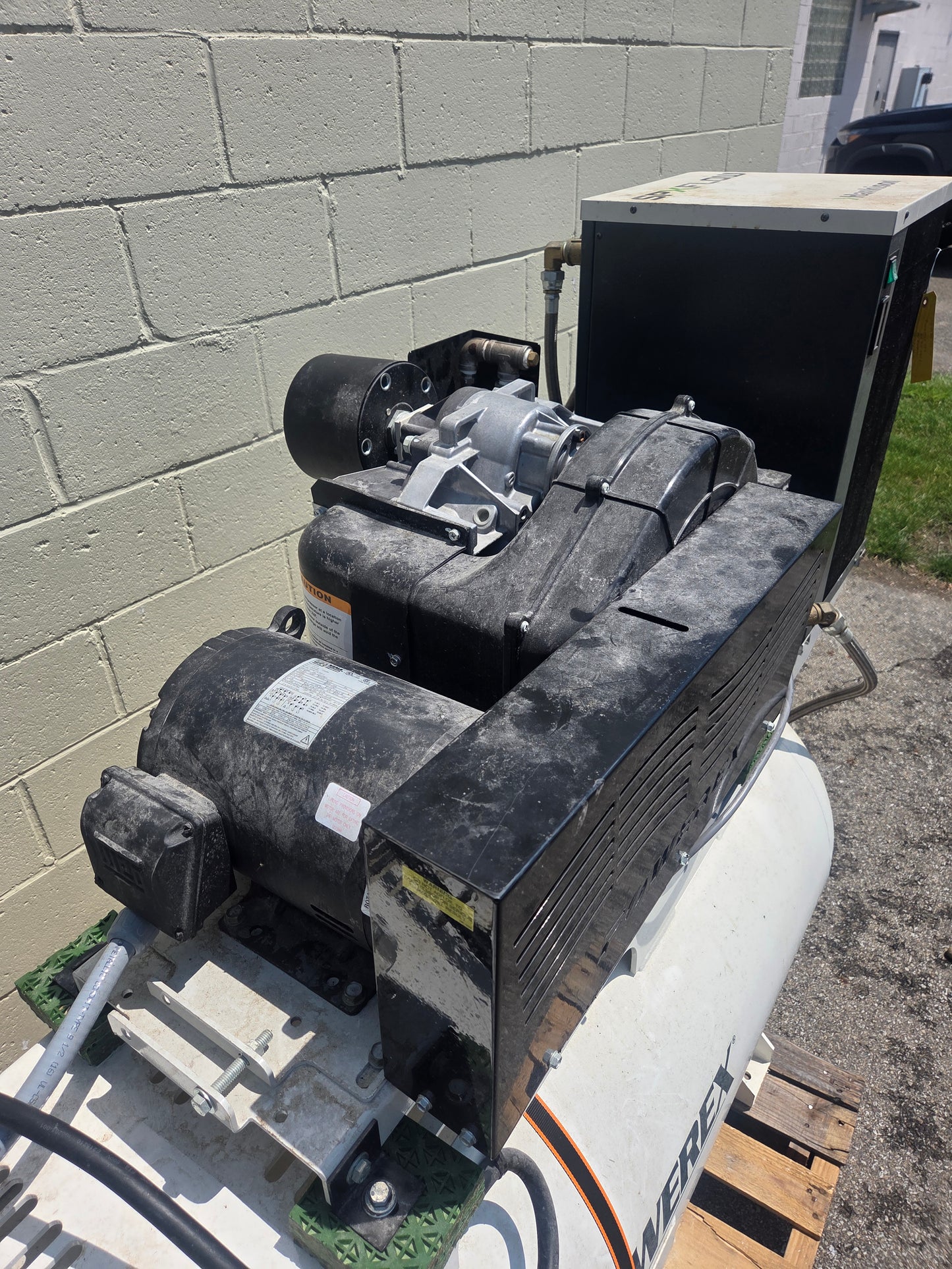 Powerex Oilfree Air Compressor SL020500AV w Air Dryer for Canning Line ~ !