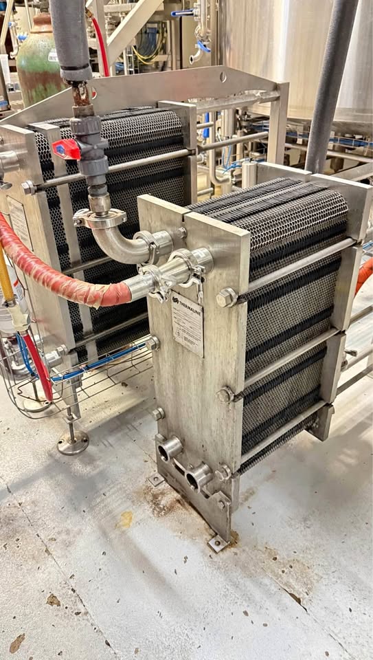 30 BBL Newlands Steam Brewhouse – Complete System w/ Pumps, Pipework & Stand