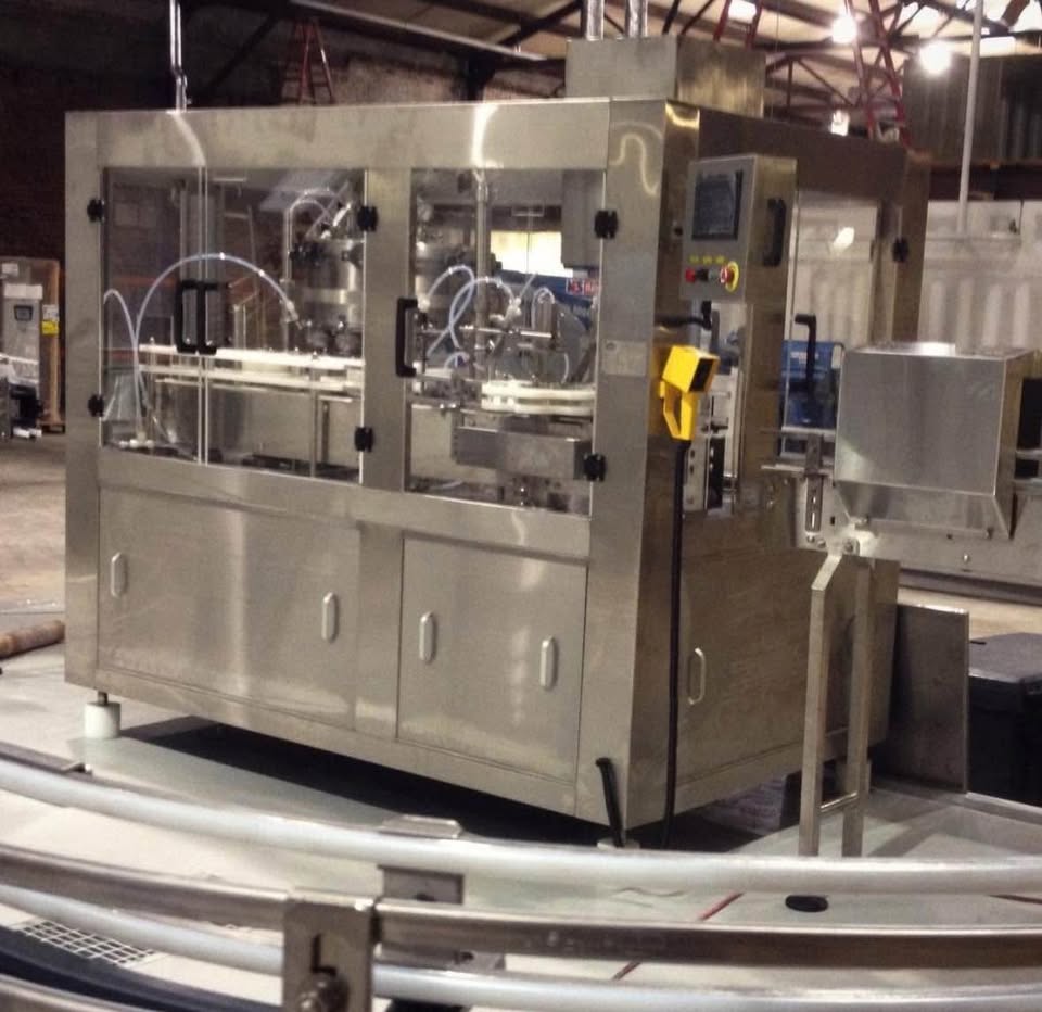 Palmer 12-Head Rotary Isobaric Canning Line – 35 CPM