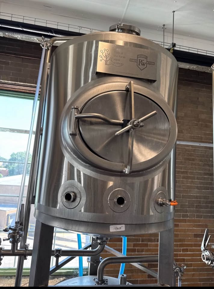 (4) 3.5BBL Stackable Jacketed Brite Tanks