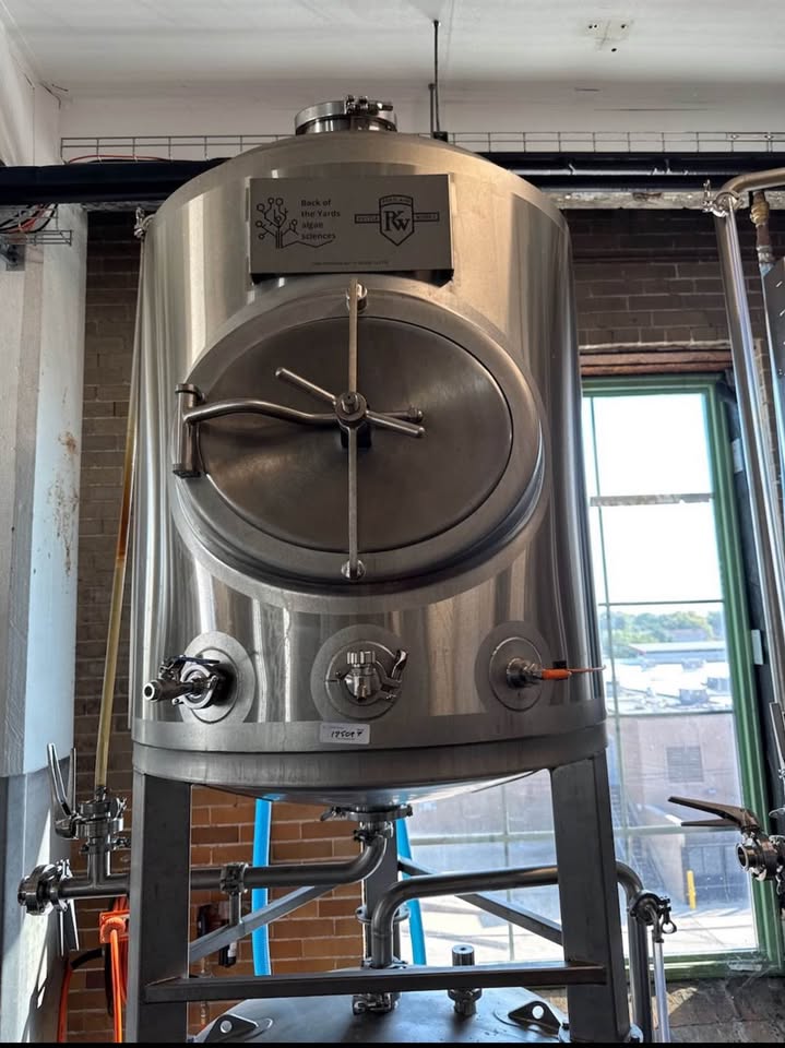 (4) 3.5BBL Stackable Jacketed Brite Tanks
