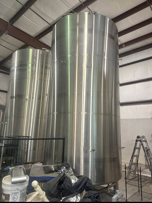Premier Stainless 120 BBL Hot Liquor Tank – Insulated, Jacketed Vessel(all pipework Included)