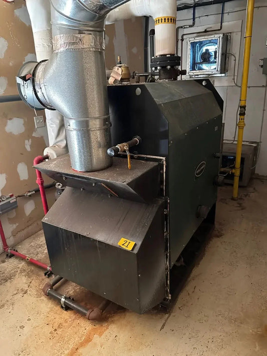 Columbia Model MPH-40 Low-Pressure Steam Boiler with Blowdown Tank and accessories - Brewhouse Equipment Group