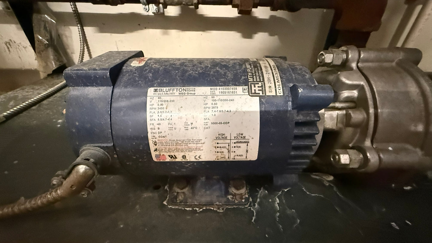Columbia MPH-40 Steam Boiler – 1,680,000 BTU w/ Feedwater & Blowdown