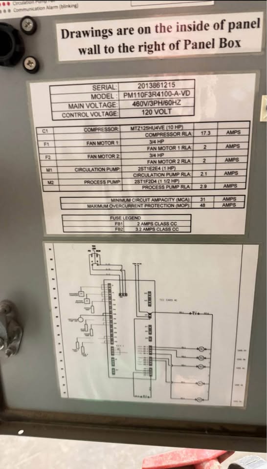 Pro Refrigeration 10 HP Glycol Chiller