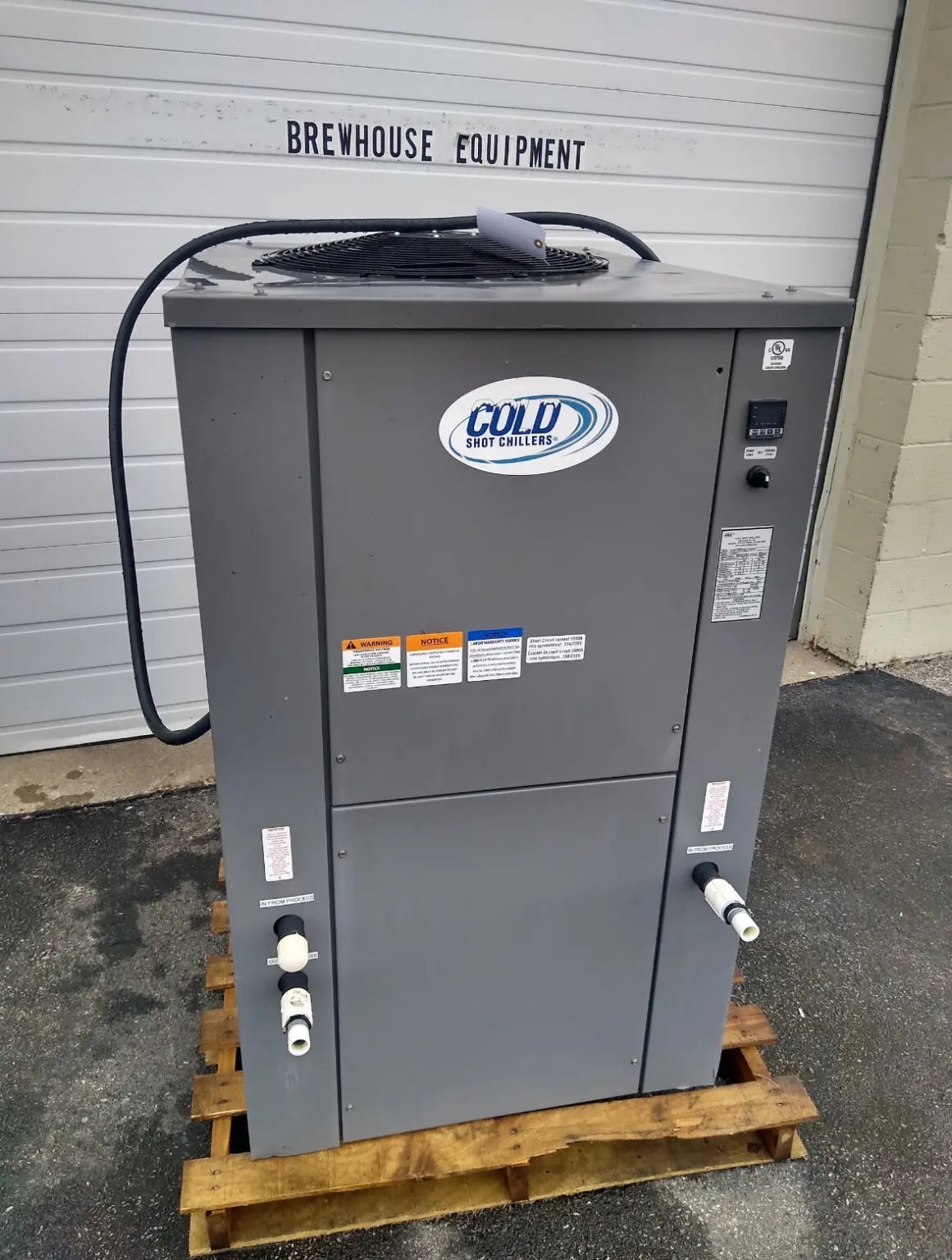 (Reduced!) 2019 Cold Shot Glycol Chiller – 3 TON, 3 Phase, Lightly Used