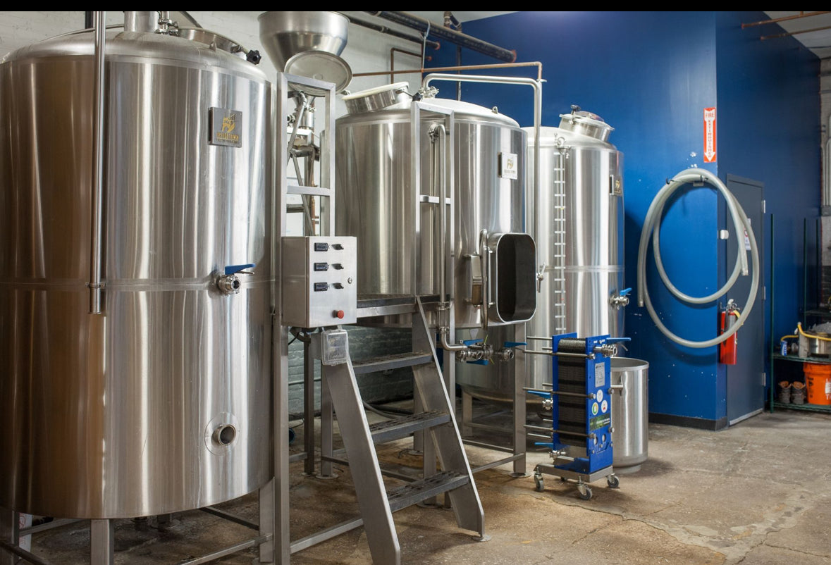 10 BBL Bridgetown 2-Vessel Steam Brewhouse with 20 BBL HLT
