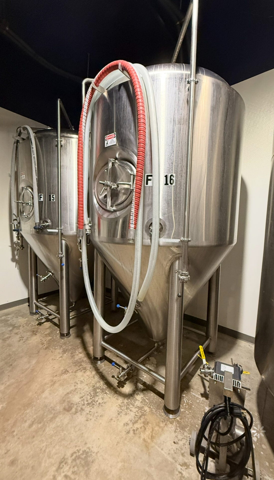 20BBL ABS Unitanks – Washington D.C. Closure.