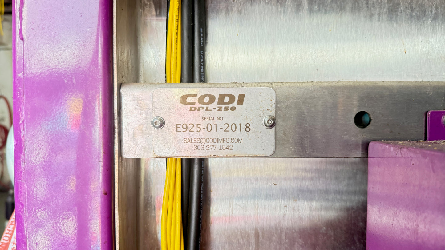 (Reduced!) Automatic CODI DPL-250 Canning Line Depalletizer