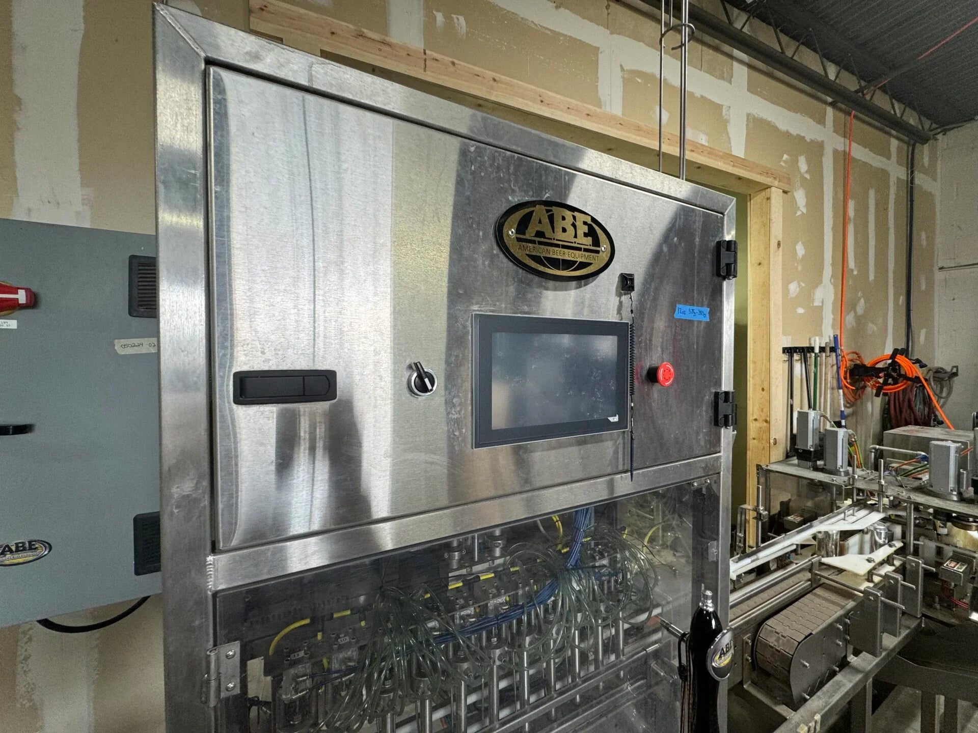(Reduced!) Abe LinCan 65 high speed, dual lane, canning machine - Brewhouse Equipment Group