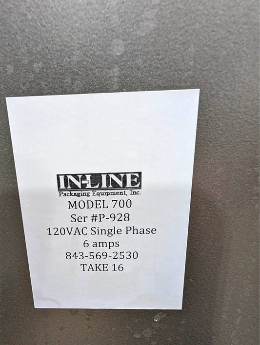 (Reduced!) Paradigm In-LINE Automatic Labeler Model 700