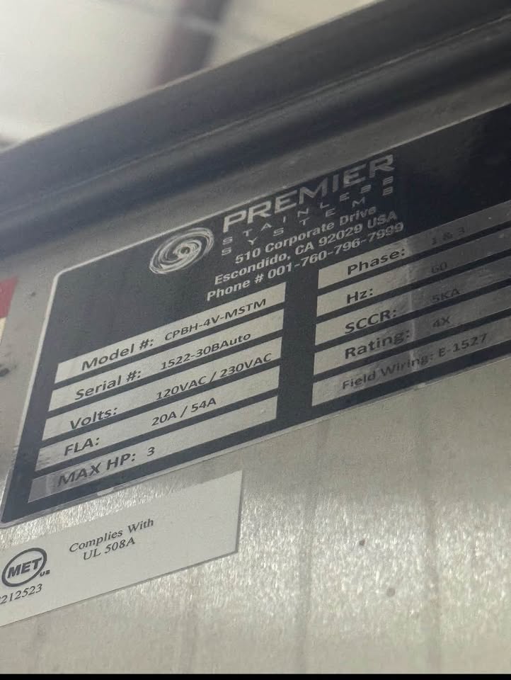 Premier Stainless 30 BBL Automated 4-Vessel Brewhouse — BK/MT/LT/WP/ Controls /Platform/HX/and more!