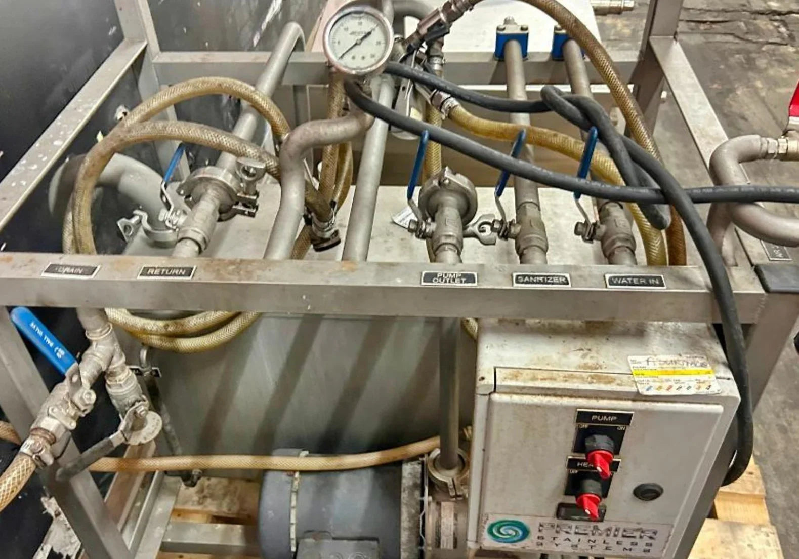 Premier Stainless Systems 2-station keg washer/cleaner md kgw-m-02 - Brewhouse Equipment Group