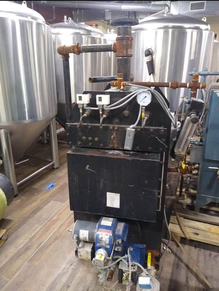 Columbia MPH-20 Steam Boiler - 840,000 BTU w/Feedwater Tank - In Warehouse & Ready to Ship $6,990 - Brewhouse Equipment Group
