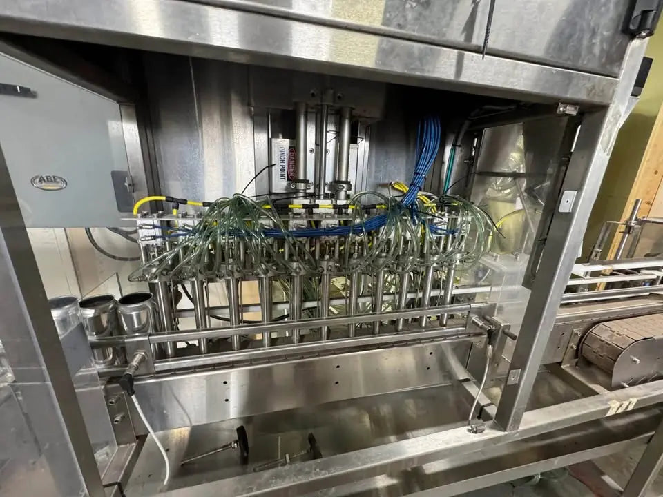 Abe LinCan 65 high speed, dual lane, canning machine