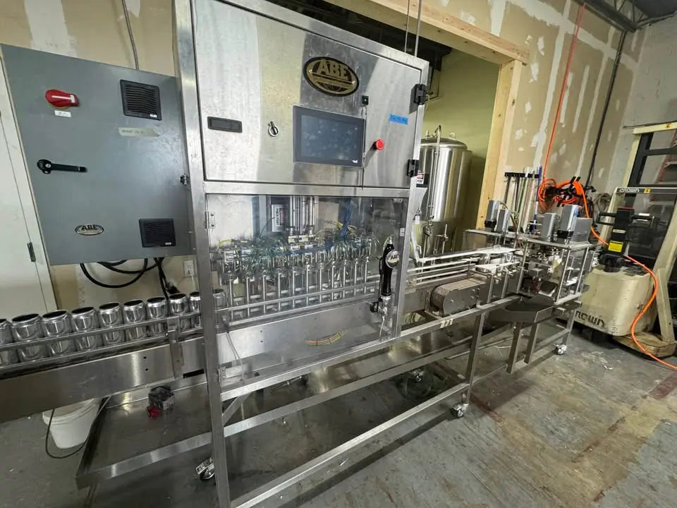 Abe LinCan 65 high speed, dual lane, canning machine