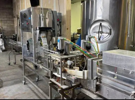 Abe LinCan 65 high speed, dual lane, canning machine