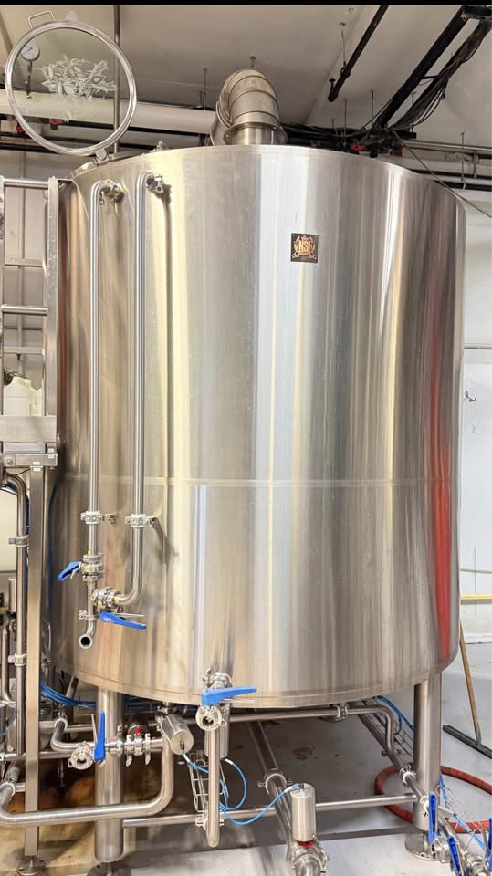 30 BBL Newlands Steam Brewhouse – Complete System w/ Pumps, Pipework & Stand
