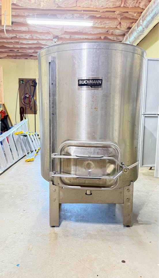 3.5 BBL Blichmann 3-Vessel Brewhouse – HLT, Mash/Lauter, Boil Kettle, Heat Exchanger & Control