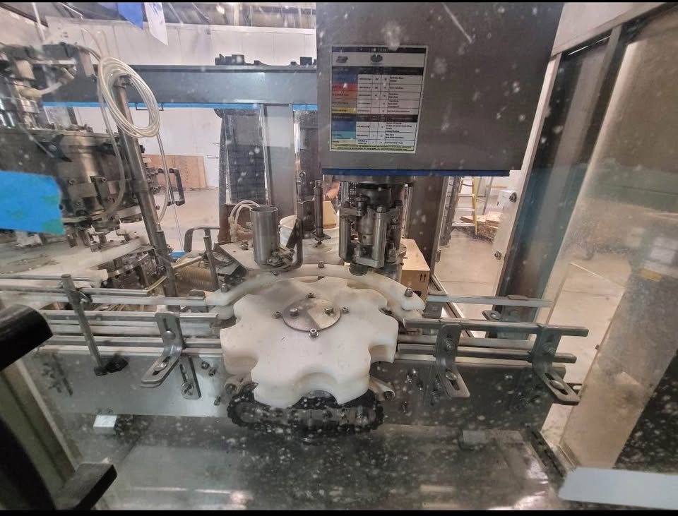 Palmer 12-Head Rotary Isobaric Canning Line – 35 CPM