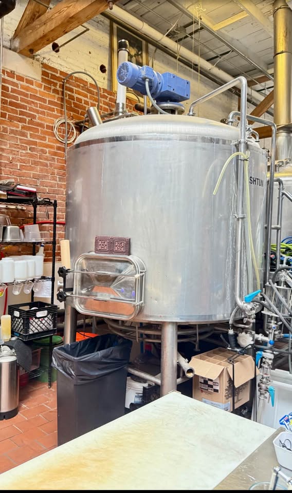Used 15 BBL Steam Brewhouse – Mash/Lauter Whirlpool, Boil Kettle & 30 BBL HLT – Complete System