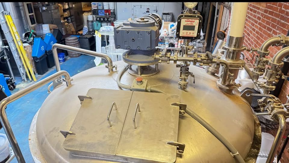 Used 15 BBL Steam Brewhouse – Mash/Lauter Whirlpool, Boil Kettle & 30 BBL HLT – Complete System
