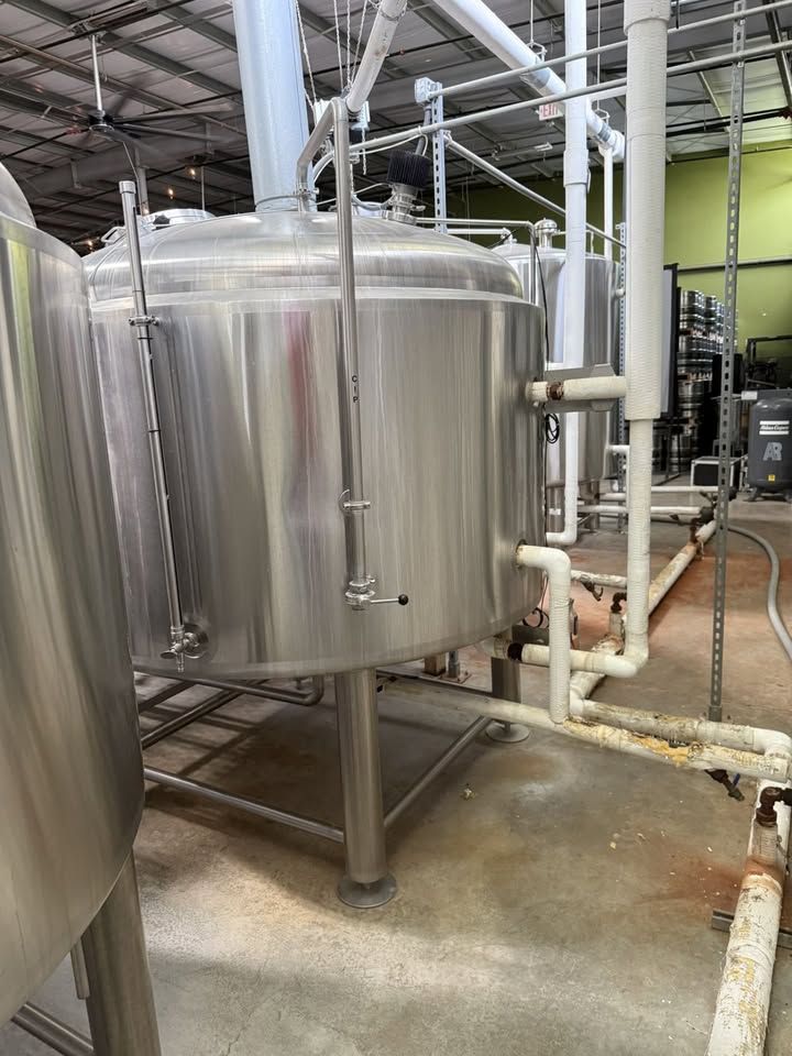 ABE 20 BBL 3-Vessel Steam Brewhouse – Complete System w/ HX, Pumps & Controls