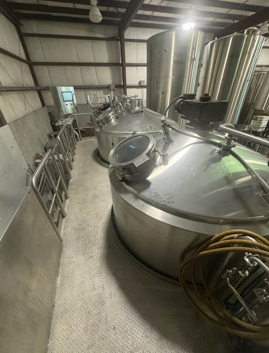 Premier Stainless 30 BBL Automated 4-Vessel Brewhouse — BK/MT/LT/WP/ Controls /Platform/HX/and more!