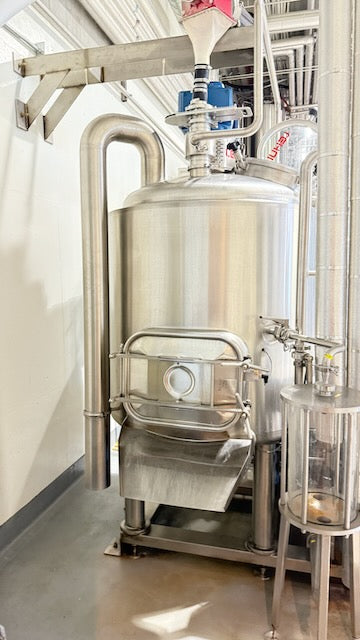 (Reduced!) Lehui 4bbl Steam Brewhouse – Mash/Lauter, Boil Kettle, HLT/CLT Combow/ Controls& Platform