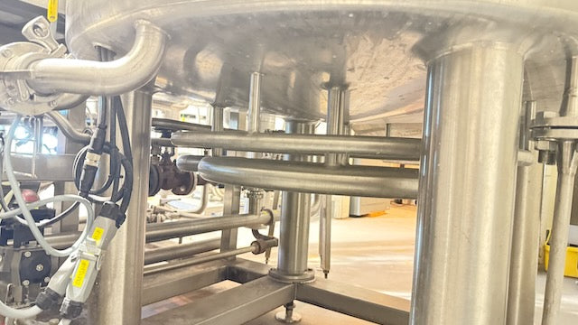 (Reduced!) Lehui 4bbl Steam Brewhouse – Mash/Lauter, Boil Kettle, HLT/CLT Combow/ Controls& Platform