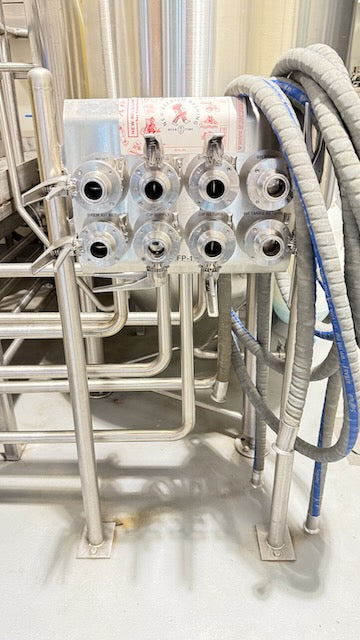 (Reduced!) Lehui 4bbl Steam Brewhouse – Mash/Lauter, Boil Kettle, HLT/CLT Combow/ Controls& Platform