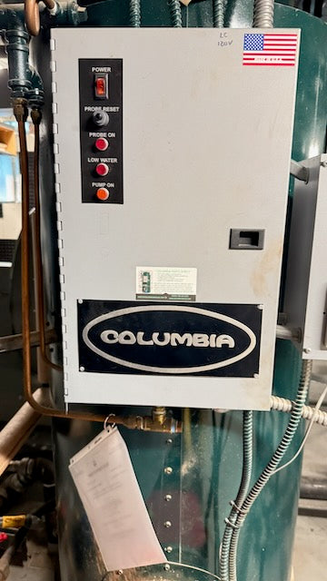 (Reduced!) Columbia 9.5 HP Steam Boiler (~318,000 BTU/hr) –