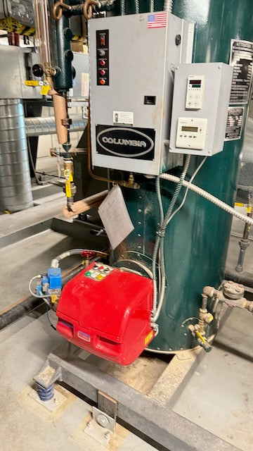(Reduced!) Columbia 9.5 HP Steam Boiler (~318,000 BTU/hr) –