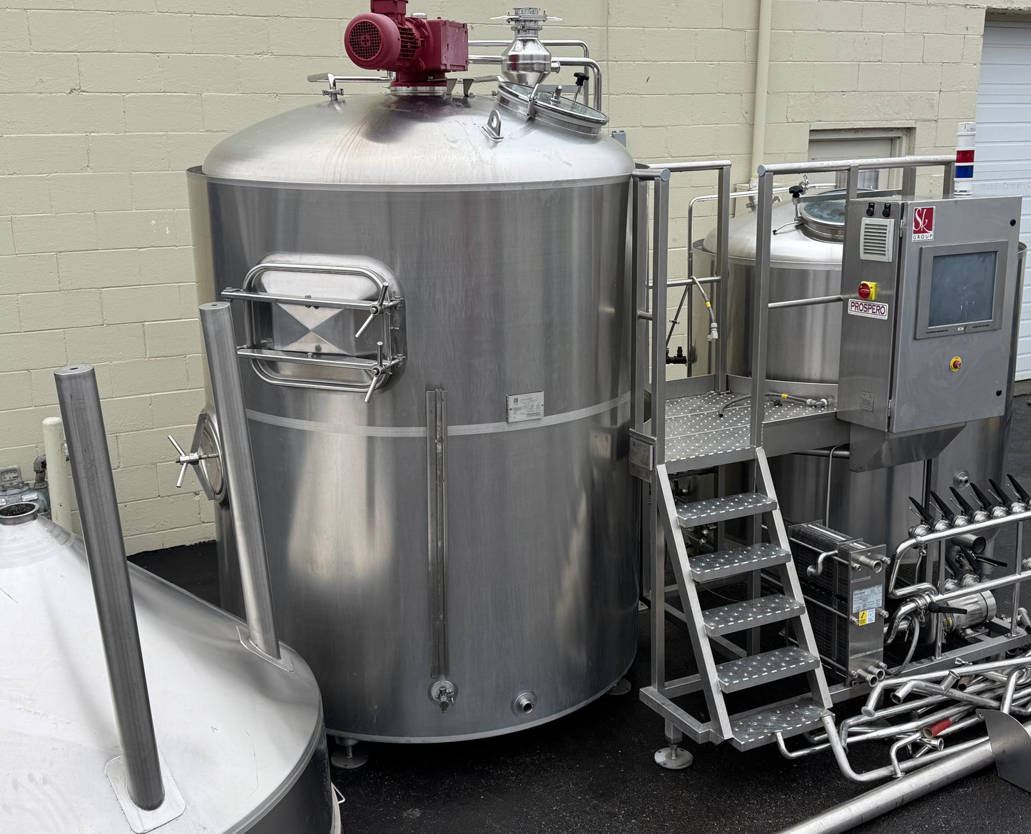 PROSPERO SK 15bbl Brewhouse Combi style ‘brewpub’ system! HLT, MT, BK, HX, Pumps more!