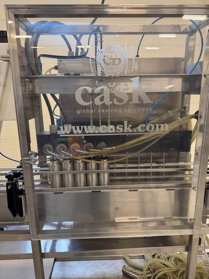 Cask ACS-100 Canning System 5-Head Filler & Seamer