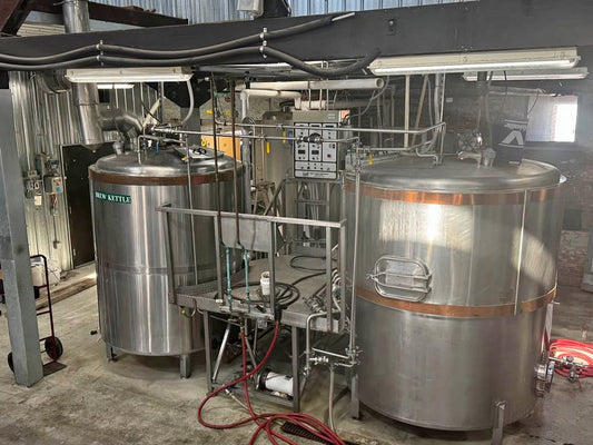 (Heavily Reduced!) 20hl HDP Brewhouse w/ Mashtun/Whirlpool, Boil Kettle, 3 pumps, HLT