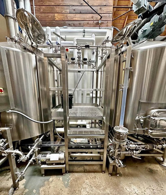 Used 10BBL Criveller 3-Vessel Brewhouse for Sale – w/ HLT, Mash Tun, BK+More! (Freight Available🚛!)