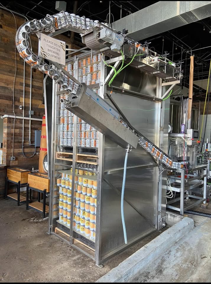 Alpha Automatic Can Depalletizer – 208V 3-Phase | Used Brewery Equipment