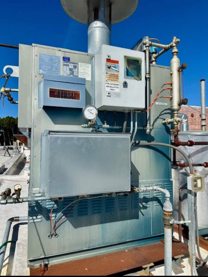 Used Rite W63-S Steam Boiler – 630,000 BTU w/ Infeed & Blowdown Tank